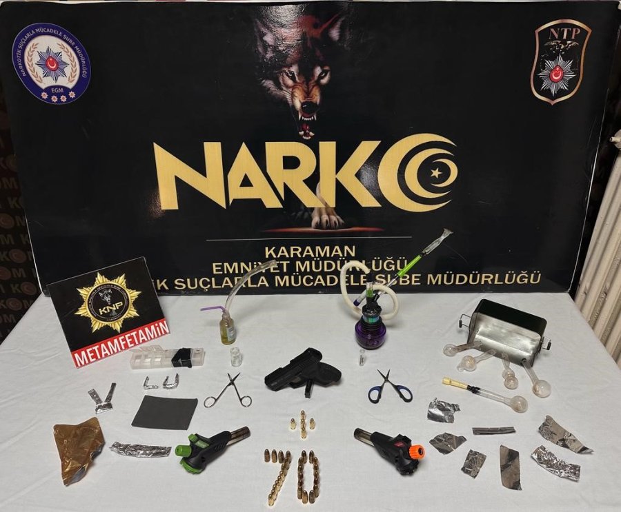 Karaman’da Uyuşturucudan Yakalanan 4 Kişi Tutuklandı