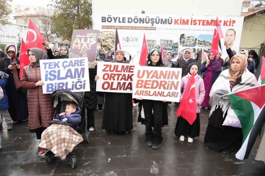 Niğde’de Filistin’e Destek Yürüyüşü Yapıldı