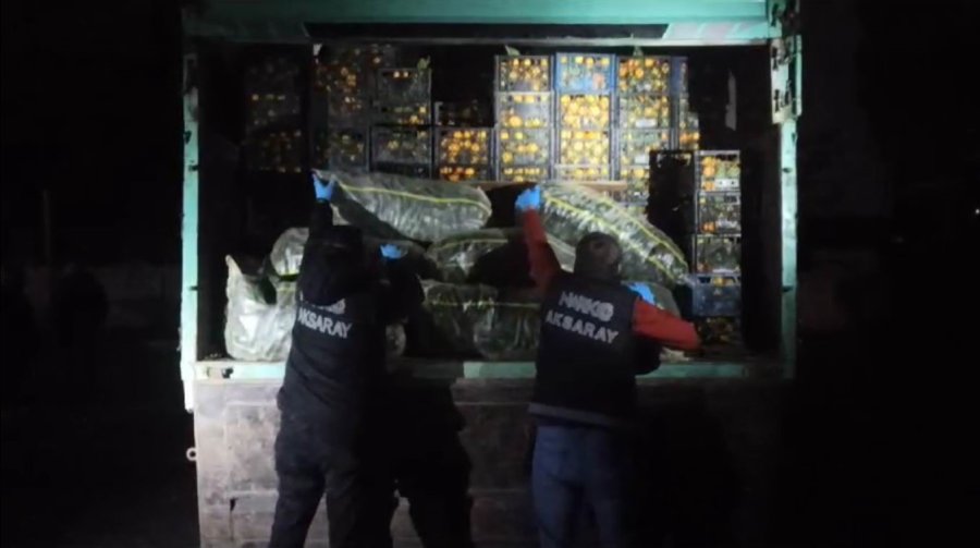 Salatalık Çuvallarından Uyuşturucu Çıktı