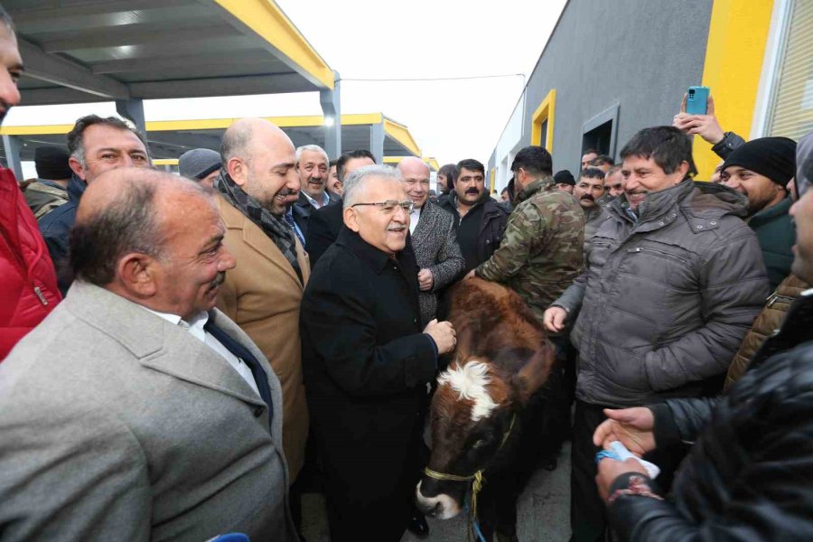 Büyükkılıç, İç Anadolu’nun En Büyük Canlı Hayvan Borsası Ve Pazar Yeri’ni Ziyaret Etti