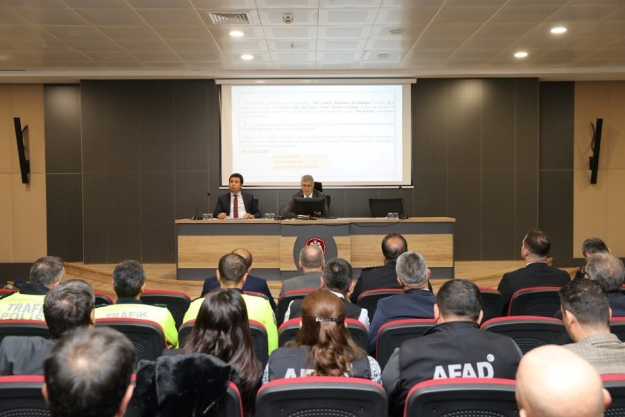 Niğde’de Kış Tedbirleri Toplantısı Yapıldı