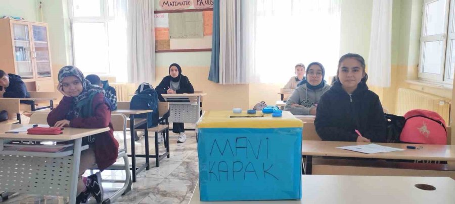 Karaman’da Toplanan Mavi Kapaklar Engelli Bireylere Umut Olacak