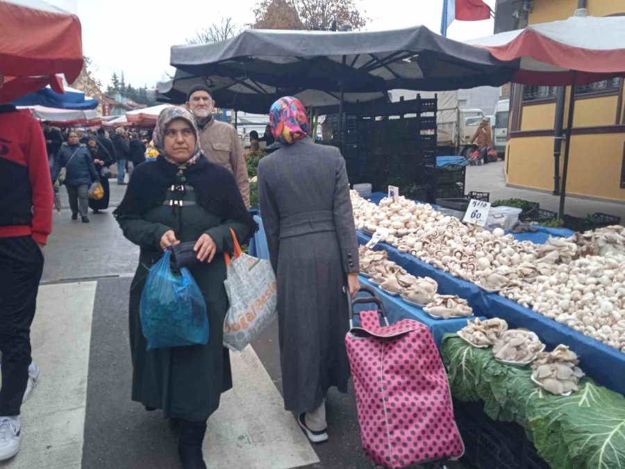 Çeşit Çeşit Mantarlar Pazar Tezgâhını Beyaza Bürüdü