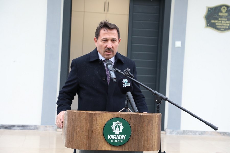 Karatay’da Ovakavağı Sosyal Tesisi Hizmete Açıldı