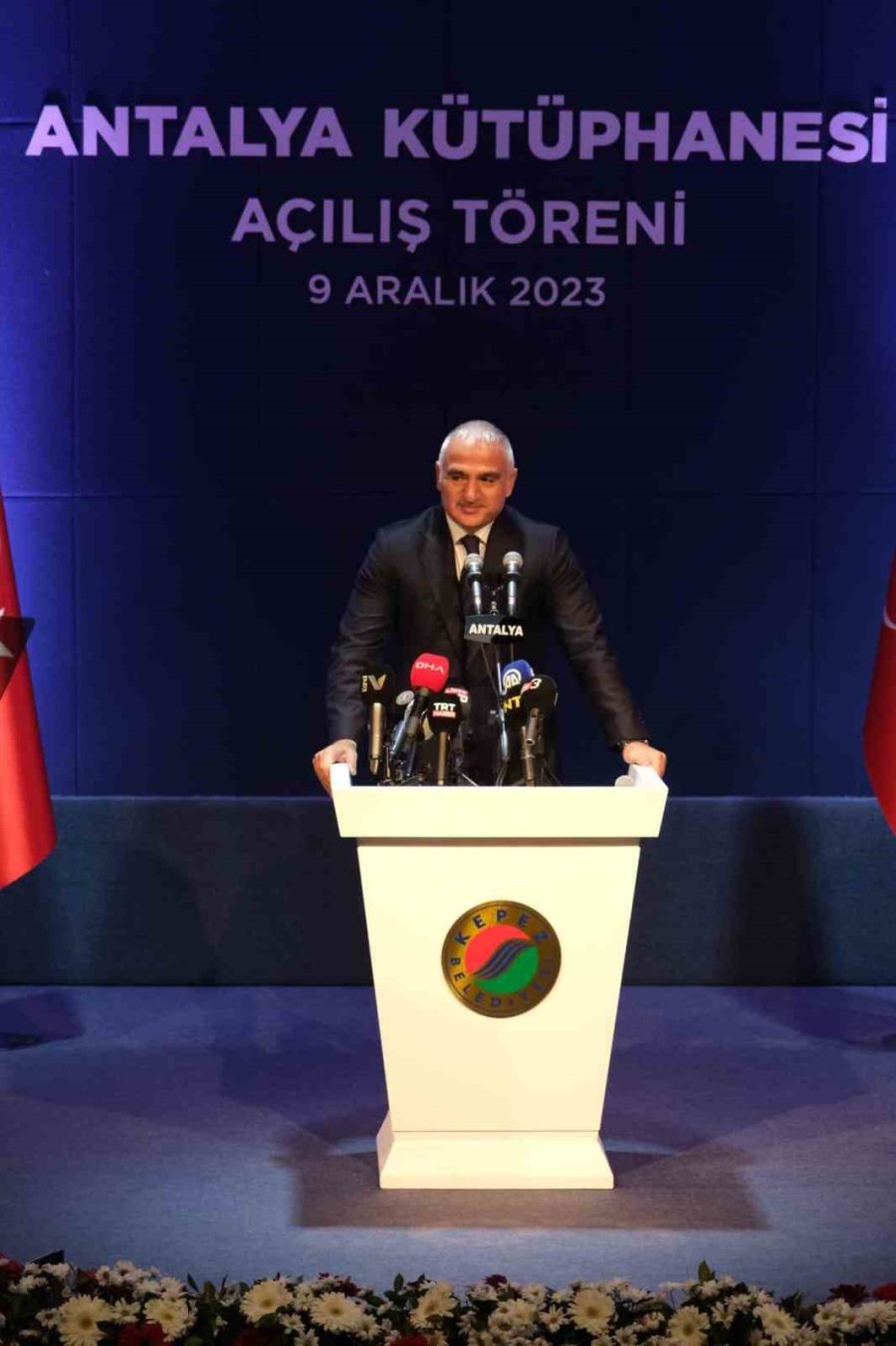 Akdeniz’in En Büyük Kütüphanesi, Bakan Ersoy’un Katılımıyla Açıldı