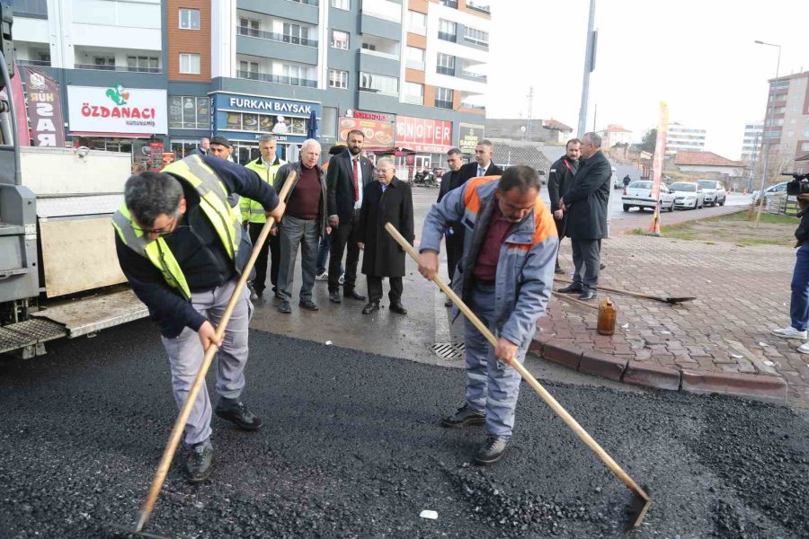 Erkilet Bulvarı Yenilenmiş Yola Kavuşuyor
