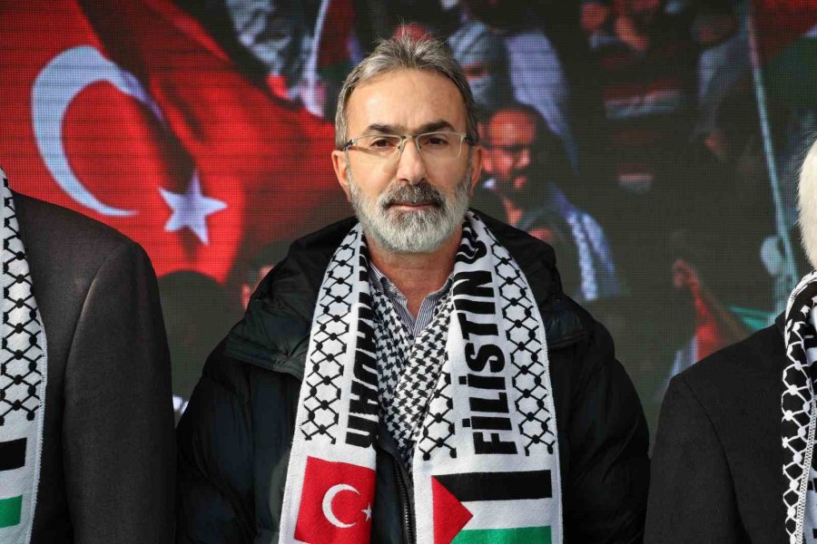 Konya’da Binler Filistin İçin Yürüdü