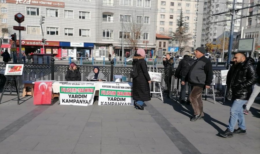 Kayserili Kadınlardan Filistin’e Yardım Kampanyası