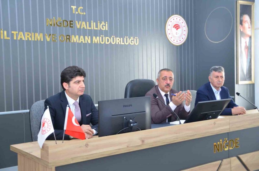 Niğde’de Tarımsal Üretimin Planlanması Ve Sözleşmeli Üretim Bilgilendirme Toplantısı Yapıldı.