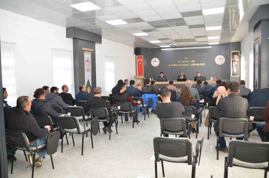 Niğde’de Tarımsal Üretimin Planlanması Ve Sözleşmeli Üretim Bilgilendirme Toplantısı Yapıldı.