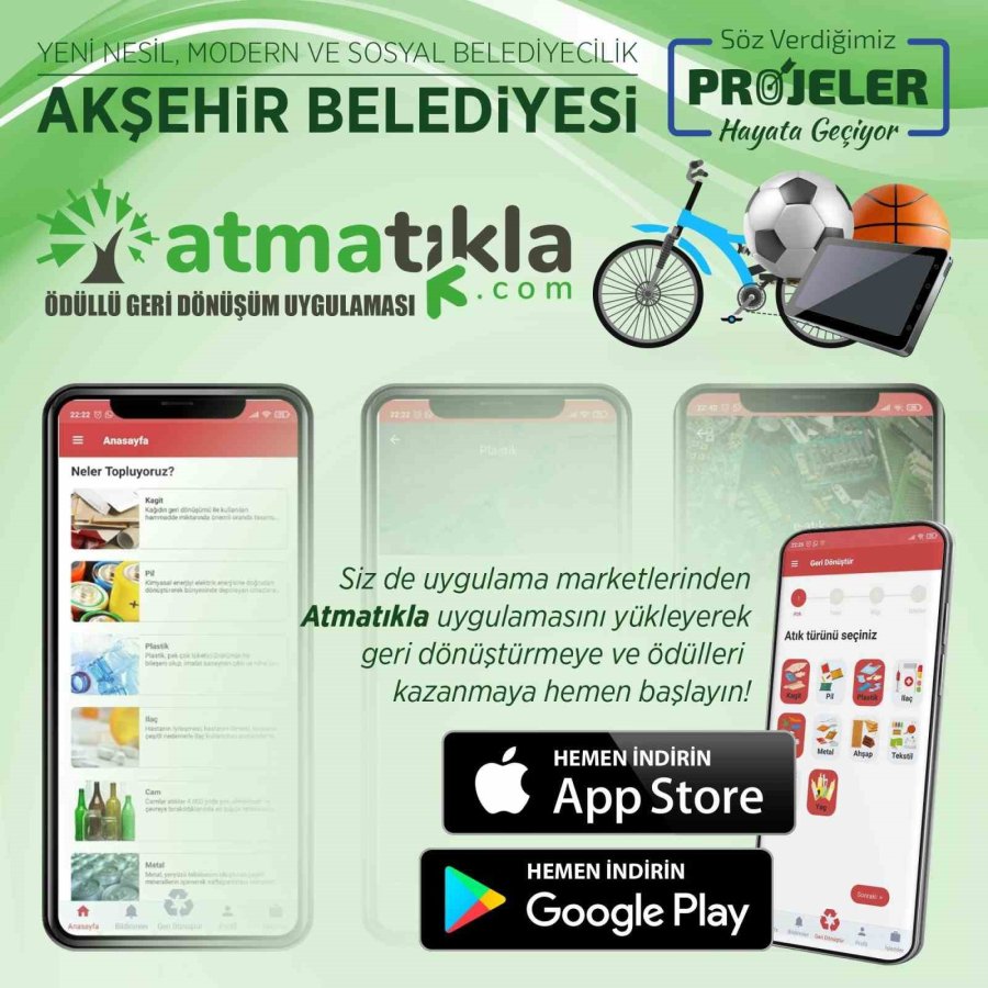 Çevre Dostu Proje "atma Tıkla" Türkiye’de En İyiler Arasında