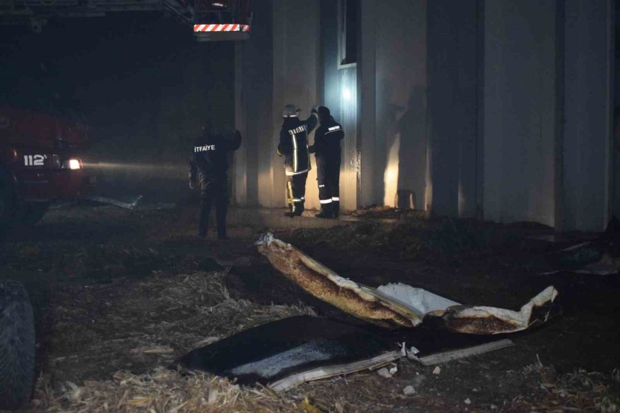 Karaman’da Yem Fabrikasında Yangın