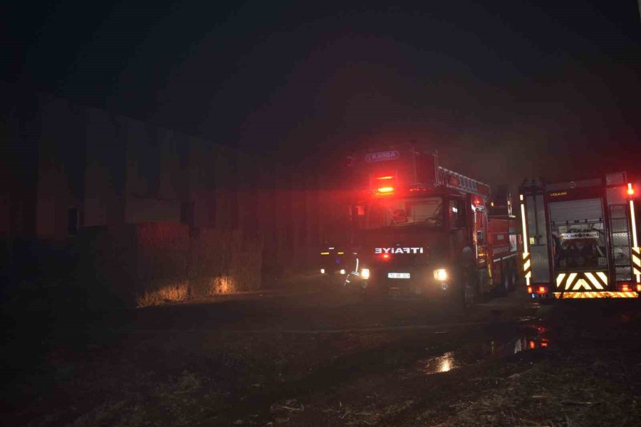 Karaman’da Yem Fabrikasında Yangın