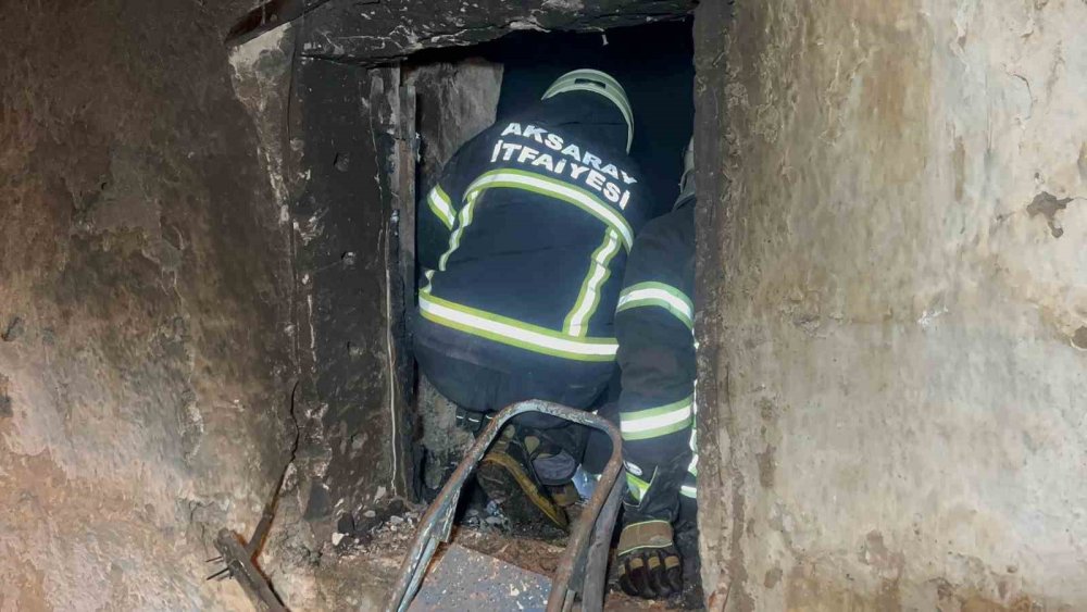 Aksaray'da Müstakil Evde Yangın Faciası