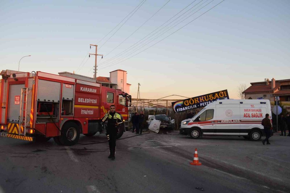 Karaman'da Geçiş Hakkına Uymamanın Bedeli Ağır Oldu