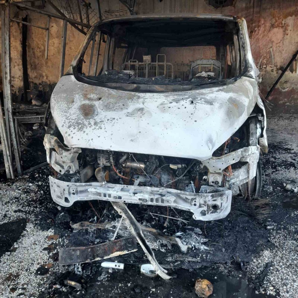 Ereğli'de Oto Yıkamacıda Yangın