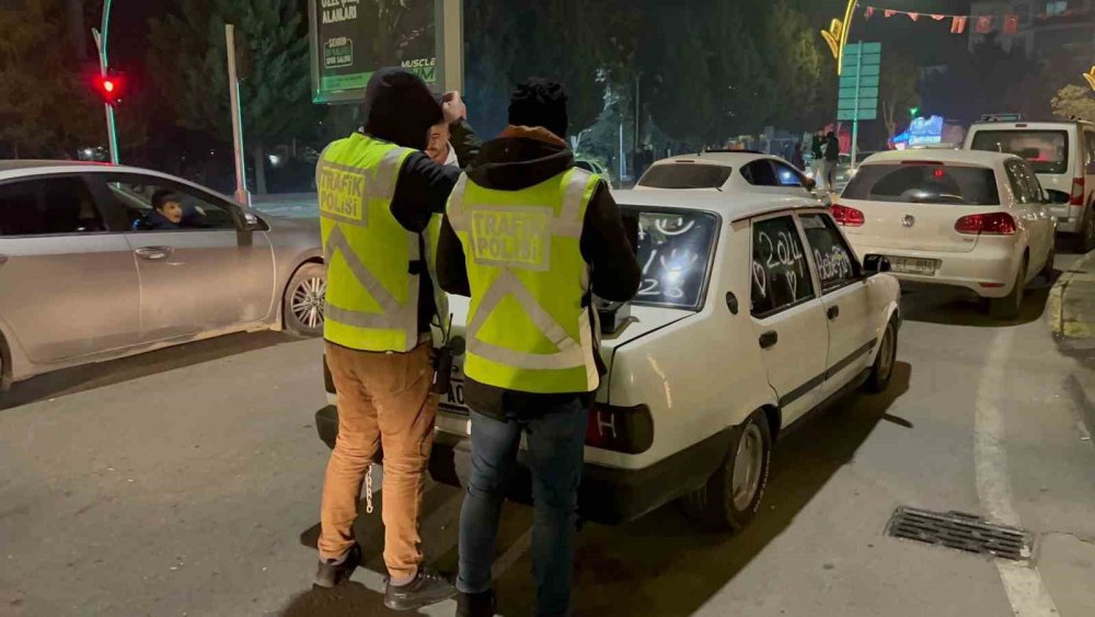 Aksaray'da Yeni Yılın İlk Alkollü Sürücüsü Oldu