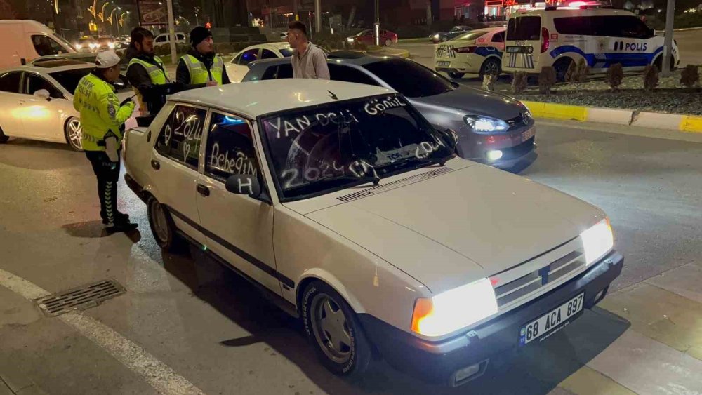 Aksaray'da Yeni Yılın İlk Alkollü Sürücüsü Oldu