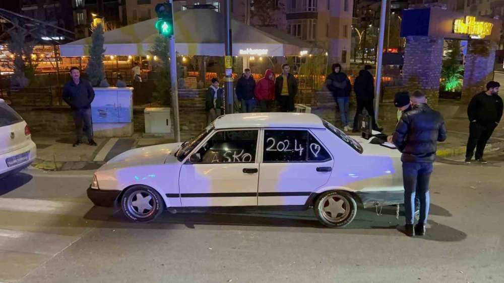 Aksaray'da Yeni Yılın İlk Alkollü Sürücüsü Oldu