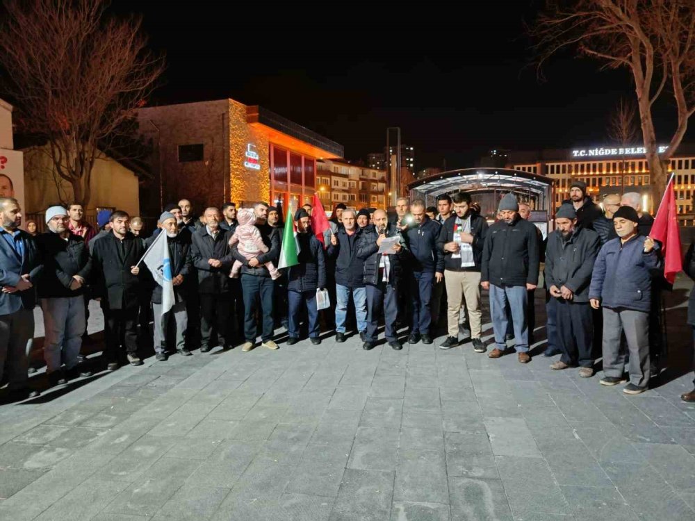 Niğde’de Şeyh Salih Aruri Ve Filistinli Müslümanlar İçin Gıyabi Cenaze Namazı Kılındı