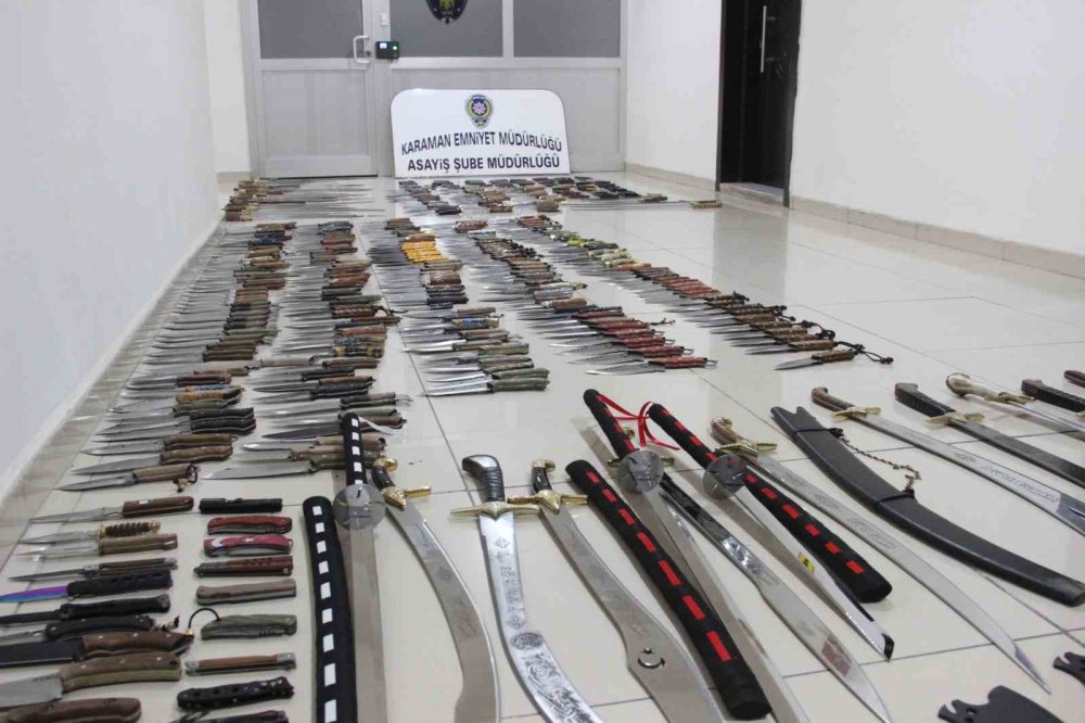 Karaman'da Savaşa mı Gidiyoruz Dedirten Malzemeler!