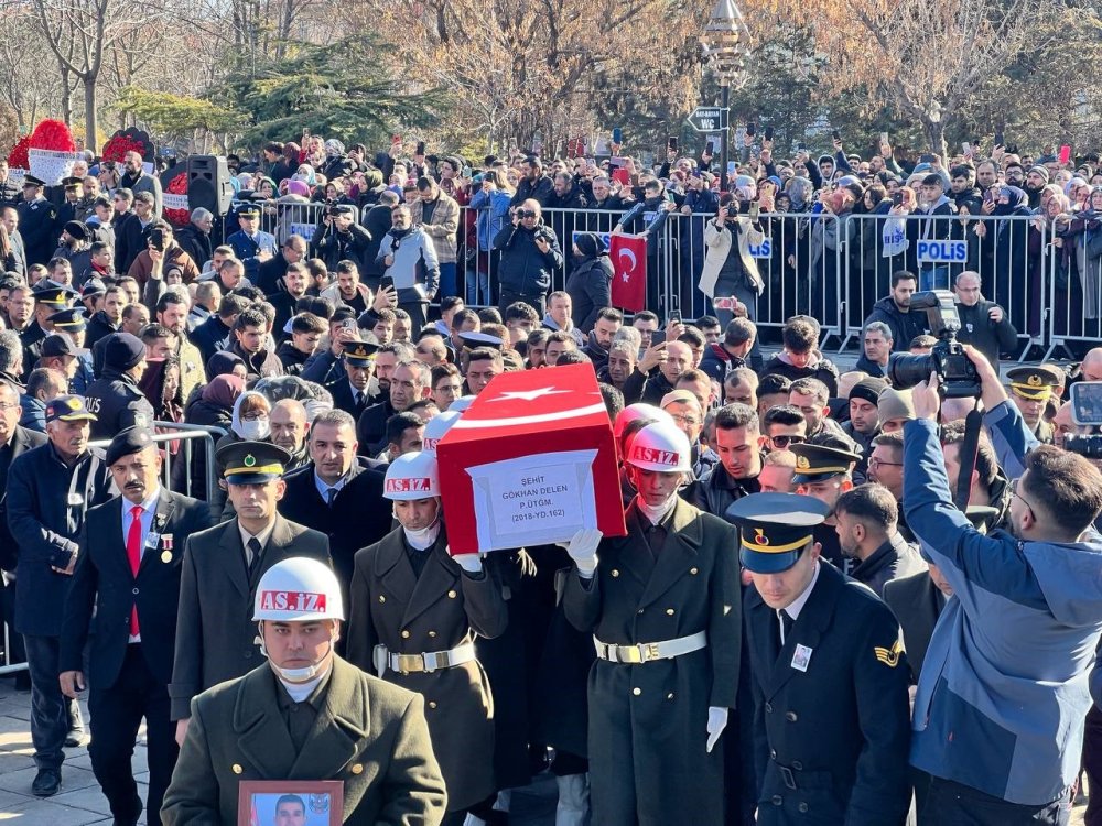 Aksaraylı Şehit Üsteğmene Son Görev