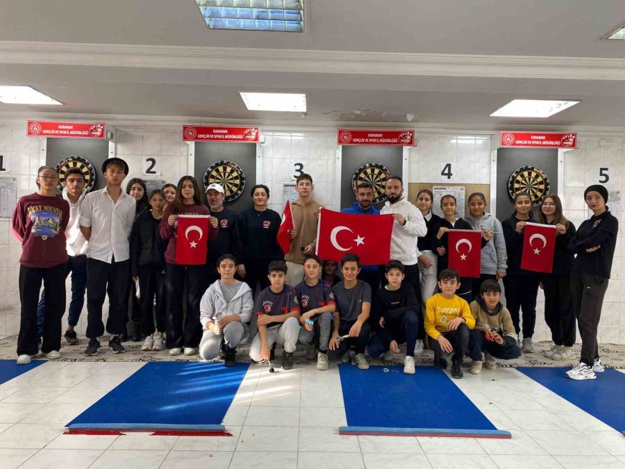Karaman’da Şehit Anısına Dart Turnuvası Düzenlendi