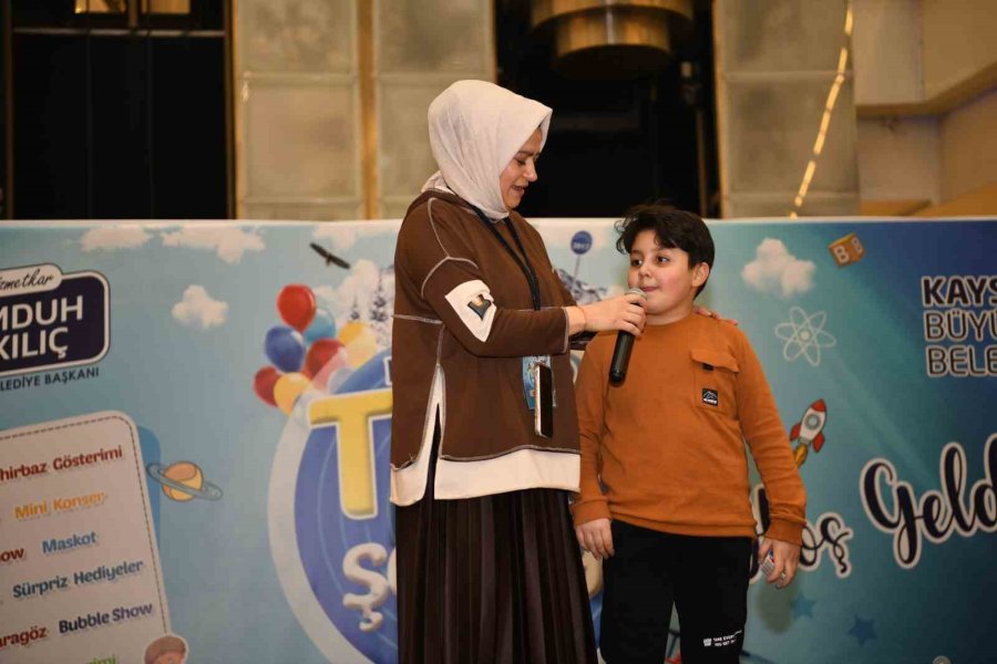 Büyükşehir’in Sömestr Tatil Şenliği’nde Minikler Çok Eğlendi