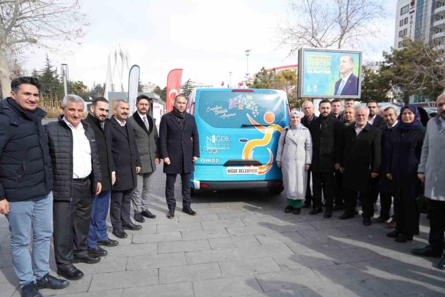 Niğde’de Hizmete Giren Araç, Engelli Vatandaşların Hayatını Kolaylaştıracak