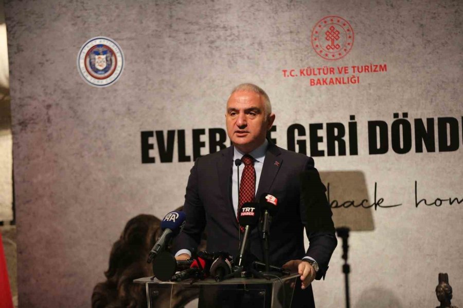 Yurt Dışına Kaçırılan 61,9 Milyon Dolar Değere Sahip Tarihi Eserler Yurduna Döndü