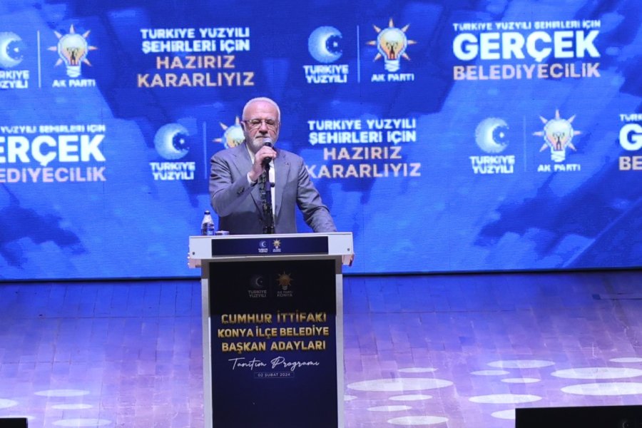 Cumhur İttifakı’nın Konya İlçe Belediye Başkan Adayları Tanıtıldı