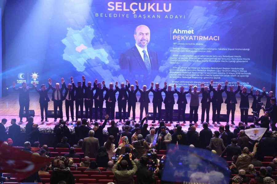 Cumhur İttifakı’nın Konya İlçe Belediye Başkan Adayları Tanıtıldı