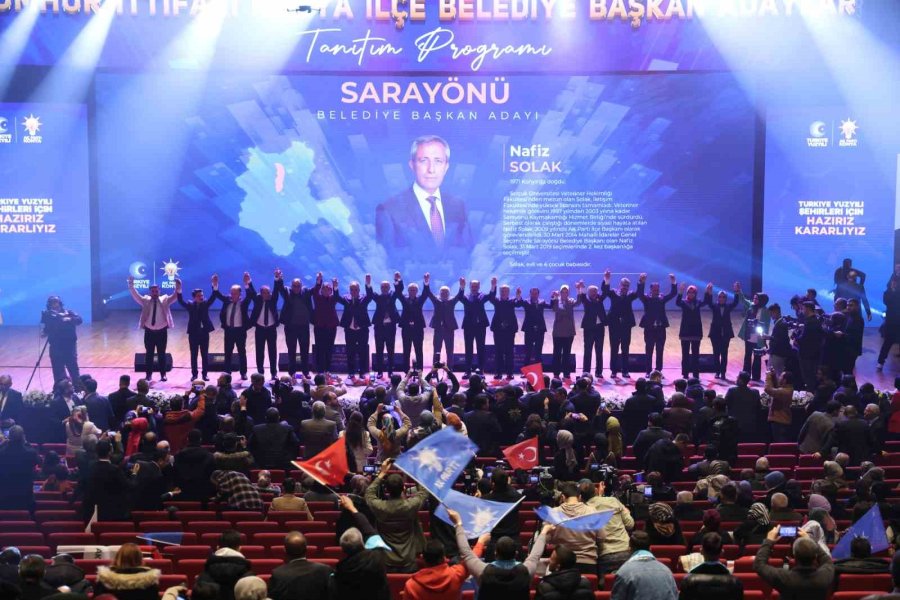 Cumhur İttifakı’nın Konya İlçe Belediye Başkan Adayları Tanıtıldı