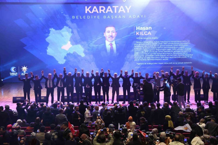 Cumhur İttifakı’nın Konya İlçe Belediye Başkan Adayları Tanıtıldı