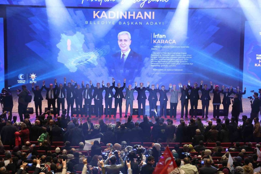 Cumhur İttifakı’nın Konya İlçe Belediye Başkan Adayları Tanıtıldı