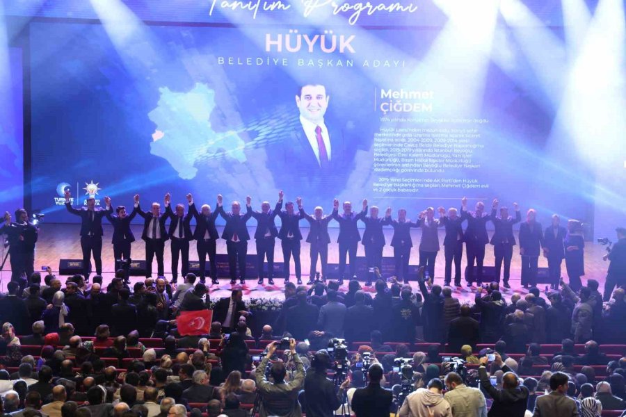 Cumhur İttifakı’nın Konya İlçe Belediye Başkan Adayları Tanıtıldı