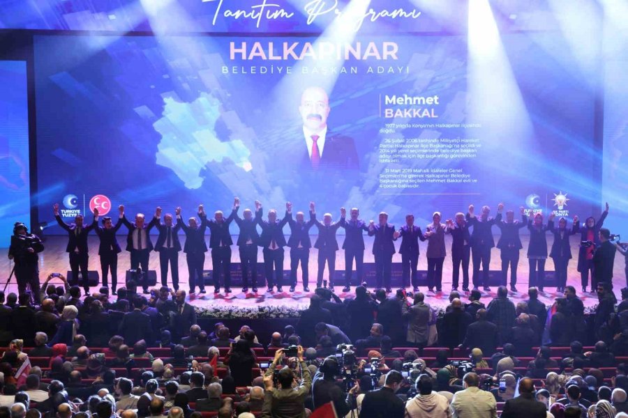 Cumhur İttifakı’nın Konya İlçe Belediye Başkan Adayları Tanıtıldı