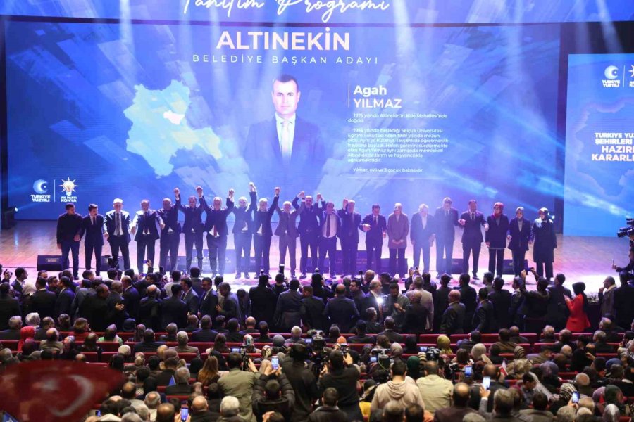 Cumhur İttifakı’nın Konya İlçe Belediye Başkan Adayları Tanıtıldı