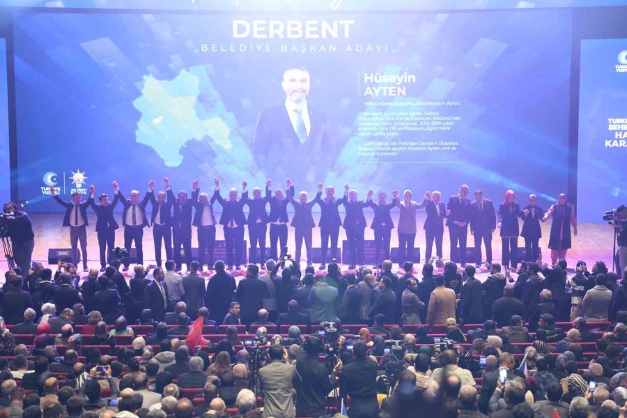 Cumhur İttifakı’nın Konya İlçe Belediye Başkan Adayları Tanıtıldı