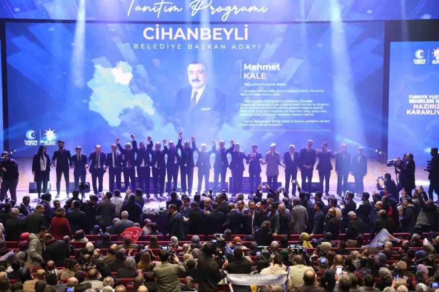 Cumhur İttifakı’nın Konya İlçe Belediye Başkan Adayları Tanıtıldı