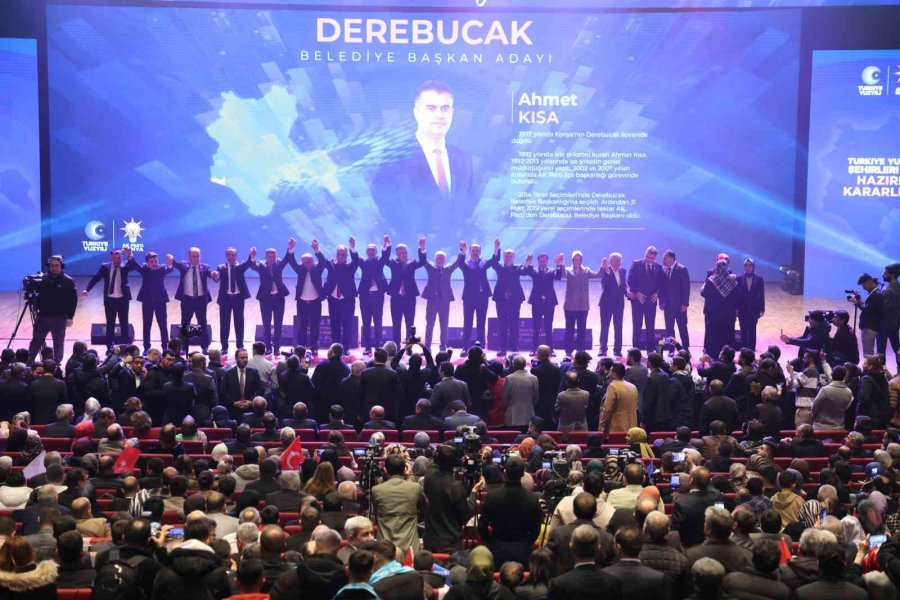 Cumhur İttifakı’nın Konya İlçe Belediye Başkan Adayları Tanıtıldı