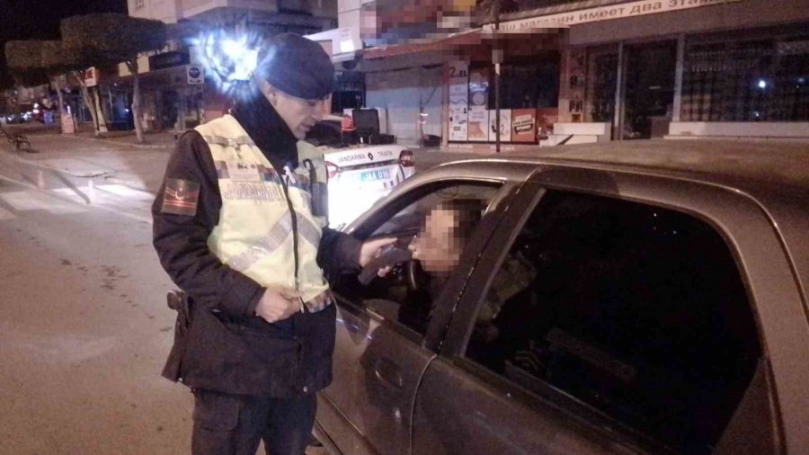 Jandarma Ekiplerinden Genel Trafik Uygulaması