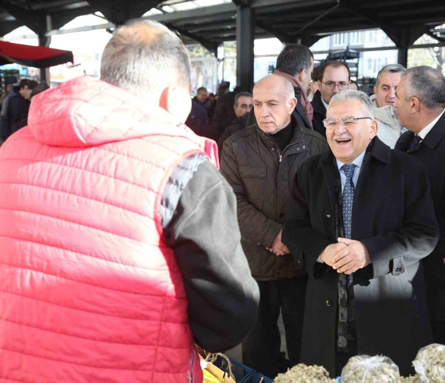 Başkan Büyükkılıç: “pazar Esnafımızın Sıcaklığı İçimizi Isıttı”