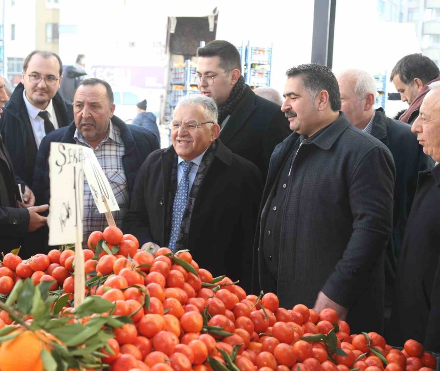 Başkan Büyükkılıç: “pazar Esnafımızın Sıcaklığı İçimizi Isıttı”