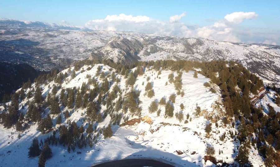 Toroslar Beyaz Gelinliğini Giydi, İzlemesi Keyif Veren Görüntüler Çıktı