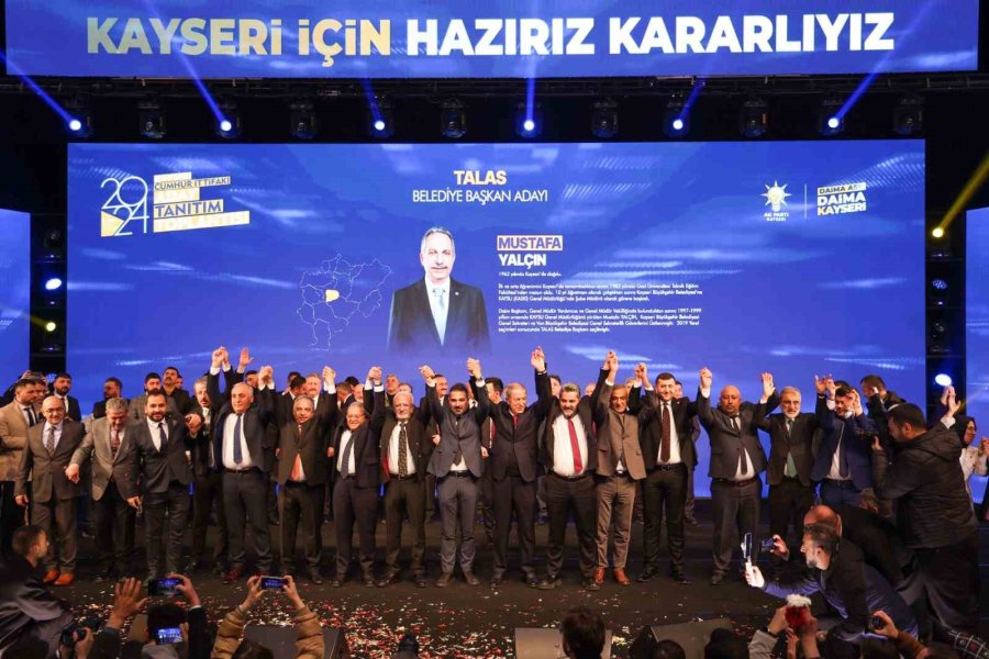 Başkan Yalçın Yeniden Talas Adayı