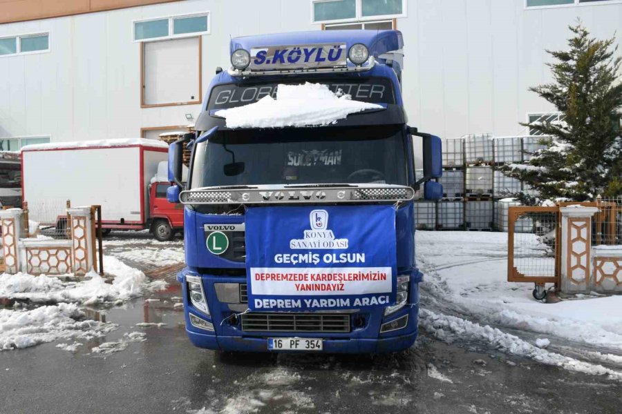 Kso Başkanı Büyükeğen: “konyalı Sanayicilerimizin Yardım Eli Her Zaman Deprem Bölgesinde Oldu”