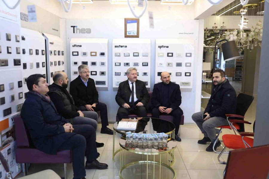 Başkan Palancıoğlu, Çalışmalarına Esnaf Ziyaretleri İle Devam Ediyor