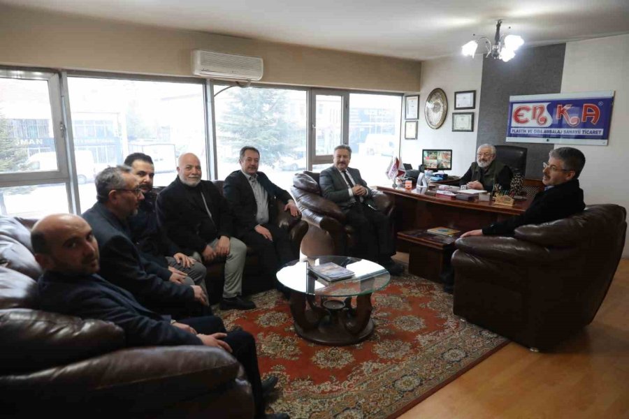 Başkan Palancıoğlu, Çalışmalarına Esnaf Ziyaretleri İle Devam Ediyor