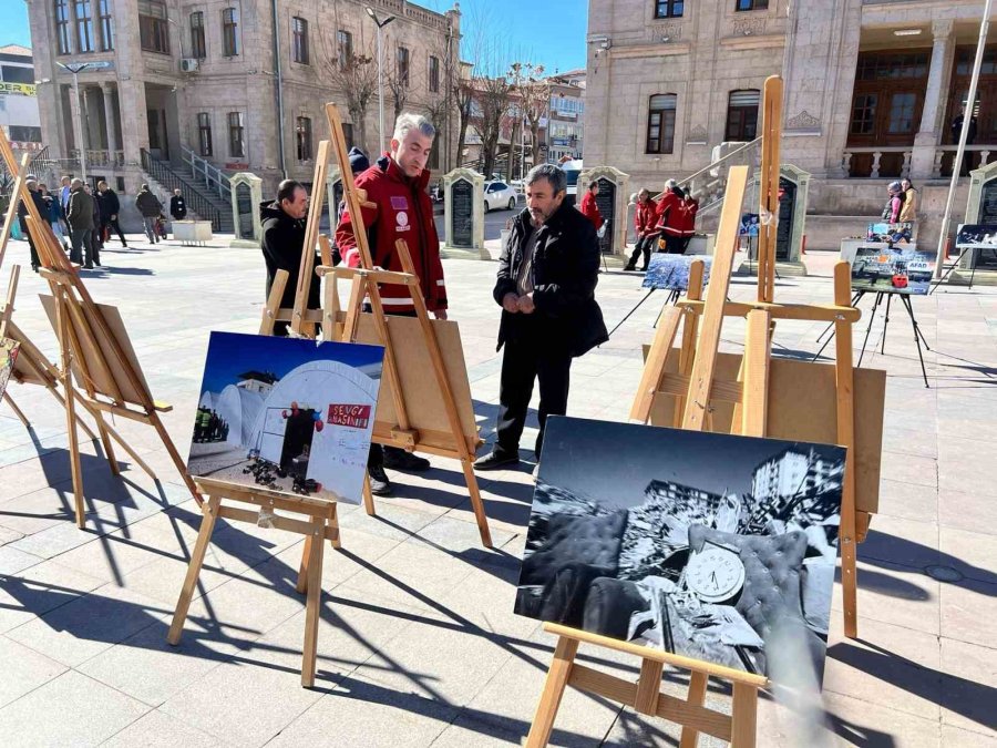 Afad’ın "deprem Fotoğraf Sergisi" Duygulandırdı